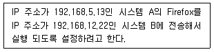 리눅스마스터 2급 2020년 2회 52번 문제 그림