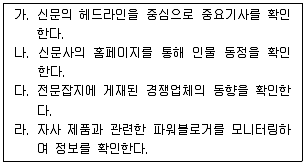 비서 2급 2016년 1회 73번 문제 그림