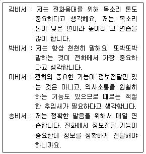비서 2급 2019년 1회 1번 문제 그림