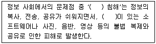 비서 3급 2016년 2회 54번 문제 그림