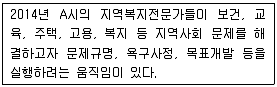 사회복지사 1급(2교시) 2014년 1회 65번 문제 그림
