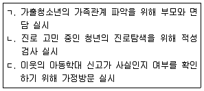 사회복지사 1급(2교시) 2020년 1회 10번 문제 그림