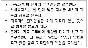 사회복지사 1급(2교시) 2021년 1회 45번 문제 그림