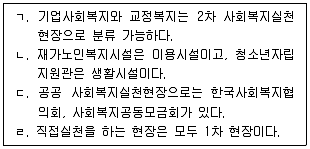 사회복지사 1급(2교시) 2026년 1회 10번 문제 그림