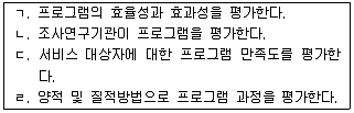 사회복지사 1급(3교시)(구) 2012년 1회 45번 문제 그림