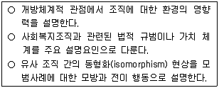 사회복지사 1급(3교시) 2015년 1회 28번 문제 그림