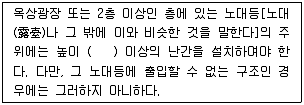 건축산업기사 2019년 1회 91번 문제 그림