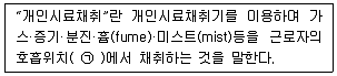 산업위생관리산업기사 2020년 2회 24번 문제 그림