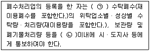수질환경산업기사 2015년 2회 76번 문제 그림