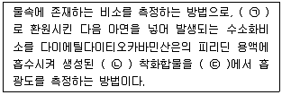 수질환경산업기사 2016년 1회 58번 문제 그림