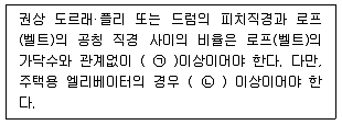 승강기산업기사 2019년 3회 8번 문제 그림