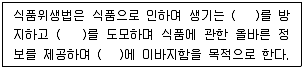 식품산업기사 2014년 2회 4번 문제 그림