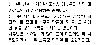 조경산업기사 2014년 2회 27번 문제 그림