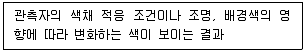 컬러리스트산업기사 2020년 2회 47번 문제 그림