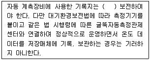 폐기물처리산업기사 2014년 1회 77번 문제 그림