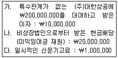 전산회계운용사 1급 2015년 2회 46번 문제 그림