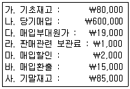 전산회계운용사 1급 2016년 1회 10번 문제 그림
