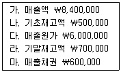 전산회계운용사 1급 2019년 2회 20번 문제 그림