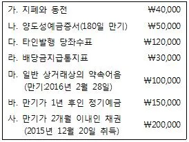 전산회계운용사 2급 2016년 1회 5번 문제 그림