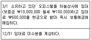 전산회계운용사 2급 2017년 1회 4번 문제 그림