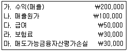 전산회계운용사 3급 2017년 2회 9번 문제 그림