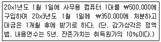 전산회계운용사 3급 2019년 2회 24번 문제 그림