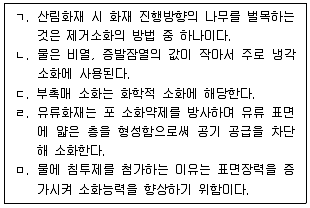 소방공무원(공개,경력) 소방학개론 2023년 1회 19번 문제 그림