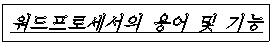 워드프로세서 3급(폐지) 2011년 3회 14번 문제 그림