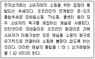 유통관리사 2급 2020년 2회 80번 문제 그림