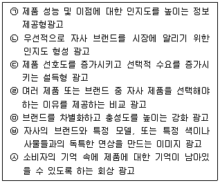 유통관리사 2급 2023년 3회 61번 문제 그림