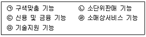 유통관리사 3급 2020년 2회 5번 문제 그림