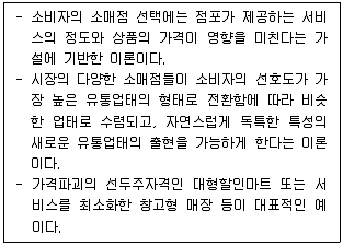 유통관리사 3급 2023년 1회 18번 문제 그림