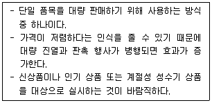 유통관리사 3급 2024년 2회 27번 문제 그림