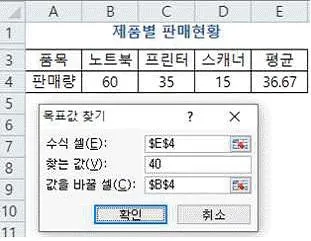 컴퓨터활용능력 2급 2020년 2회 23번 문제 그림
