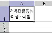 컴퓨터활용능력 3급(폐지) 2007년 2회 33번 문제 그림