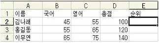 컴퓨터활용능력 3급(폐지) 2008년 3회 26번 문제 그림