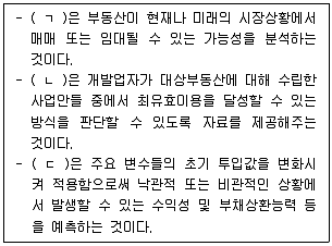 감정평가사 1차 1교시 2022년 1회 107번 문제 그림