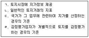 감정평가사 1차 2교시 2017년 1회 17번 문제 그림