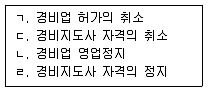 경비지도사 2차(경비업법(청원경찰법포함)) 2011년 1회 34번 문제 그림