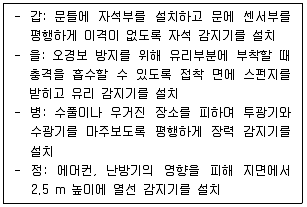 경비지도사 2차(기계경비개론) 2021년 1회 2번 문제 그림