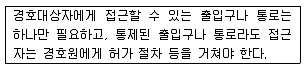 경비지도사 2차(일반)(경호학) 2015년 1회 6번 문제 그림