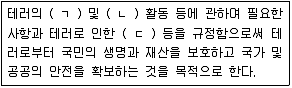 경비지도사 2차(일반)(경호학) 2020년 1회 37번 문제 그림
