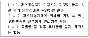 경비지도사 2차(일반)(경호학) 2022년 1회 14번 문제 그림