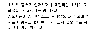 경비지도사 2차(일반)(경호학) 2022년 1회 19번 문제 그림