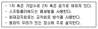 경비지도사 2차(일반)(소방학) 2015년 1회 25번 문제 그림