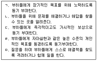 경영지도사 1차 1교시 2018년 1회 52번 문제 그림