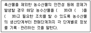 농산물품질관리사 1차 2014년 1회 1번 문제 그림