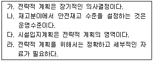 물류관리사 1교시 2008년 1회 7번 문제 그림