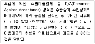 물류관리사 1교시 2010년 1회 107번 문제 그림