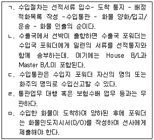 물류관리사 1교시 2013년 1회 64번 문제 그림